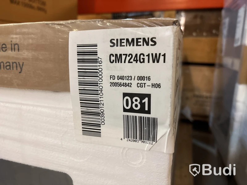 Kombiugn med mikro Siemens, CM724G1W1, vit - Full garanti