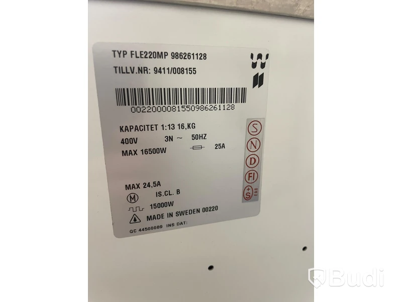 Tvättmaskin Electrolux Wascator FLE 220 MP