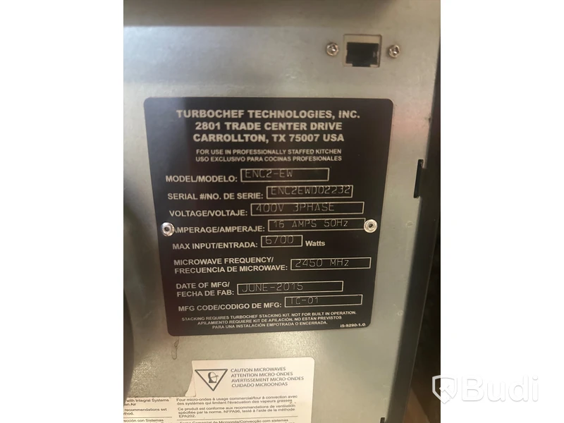 Snabbmatsugn, Turbochef Encore 2