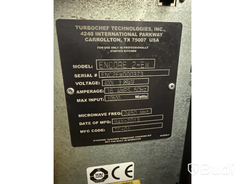 Snabbmatsugn Turbochef Encore 2