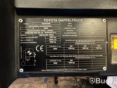 Motvikstruck Toyota Tonero 30HST Deluxe | 2017