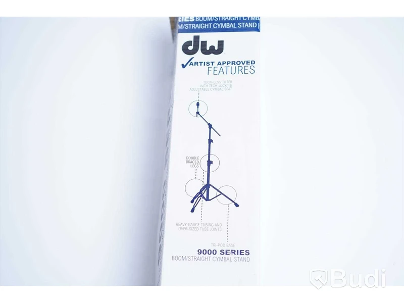 Cymbalstativ - DW 9000 Series Boom/Straight Cymbal Stand. Ny, Obruten förpackning.