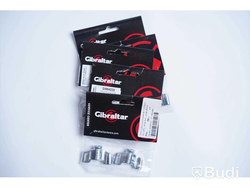 Diverse tillbehör till trummor - Gibraltar. Ny, Obruten förpackning.