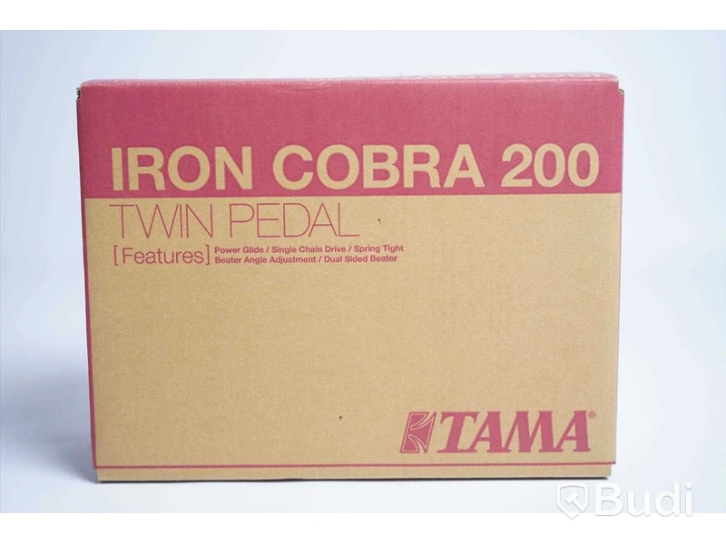 Dubbelpedal - Tama Iron Cobra Twin Pedal HP200PTW. Ny, Obruten förpackning.