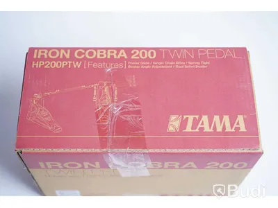 Dubbelpedal - Tama Iron Cobra Twin Pedal HP200PTW. Ny, Obruten förpackning.