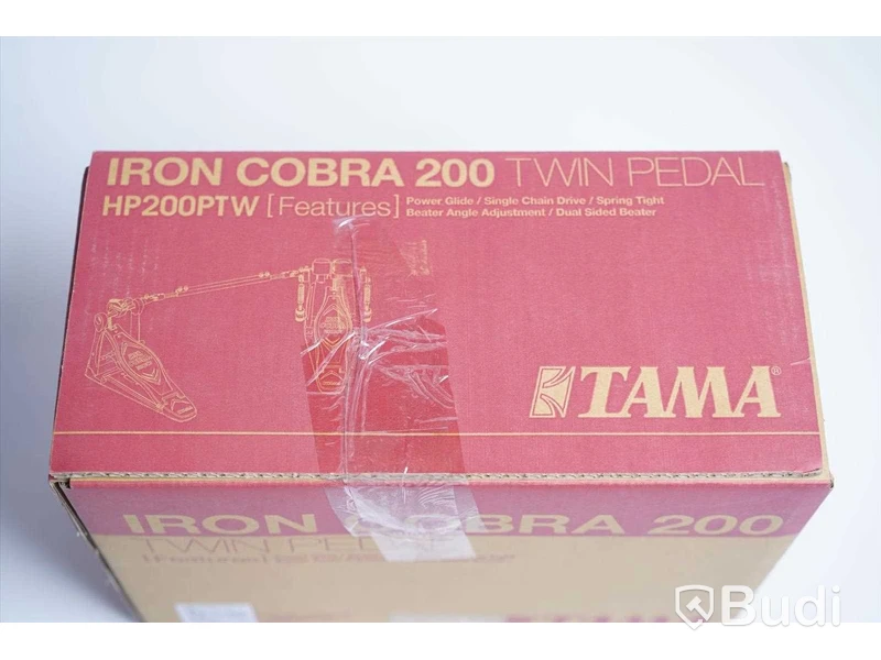 Dubbelpedal - Tama Iron Cobra Twin Pedal HP200PTW. Ny, Obruten förpackning.