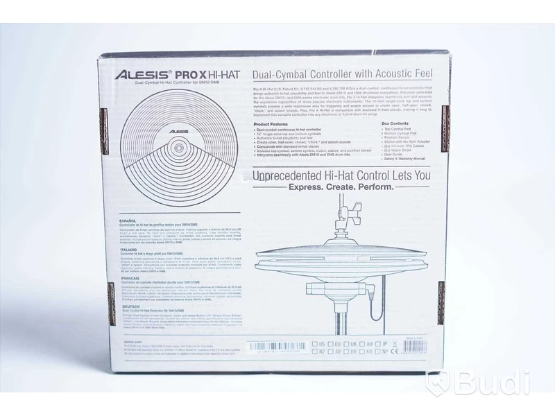 Digital hi-hat - Alesis Pro X Hi-Hat Controller for DM10/DM8. Ny, Obruten förpackning.