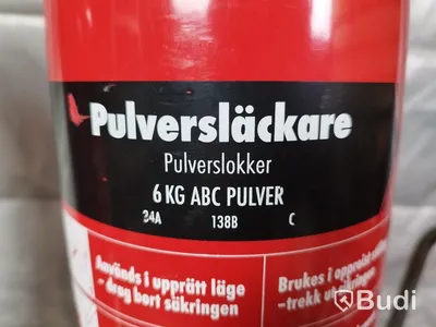 2 st pulversläckare
