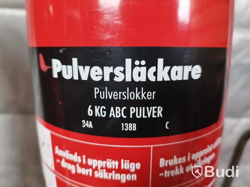 2 st pulversläckare