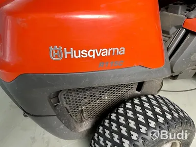 Åkgräsklippare Husqvarna R115C inkl plogblad och kärra