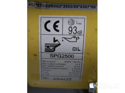 Generator FIRMAN SPG2500 Obs! Defekt, saknar snöre.