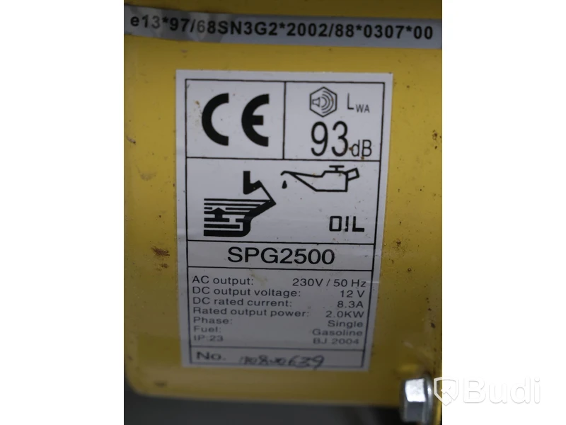 Generator FIRMAN SPG2500 Obs! Defekt, saknar snöre.