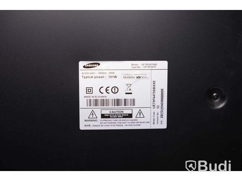 TV - Samsung UE75F6475SB (75")