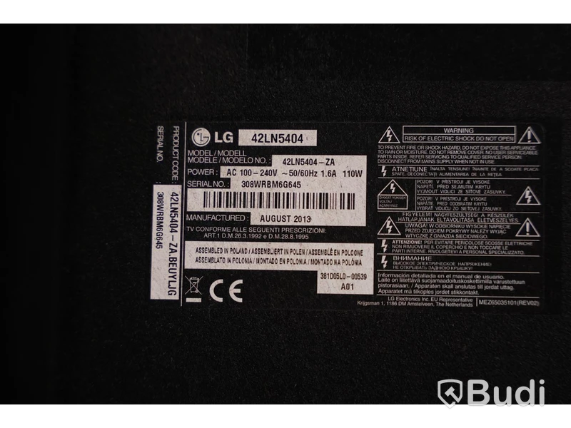 Tv - LG 42LN5404