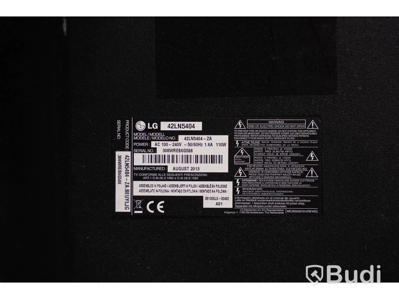 Tv - LG 42LN5404