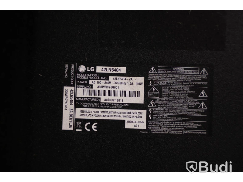 Tv - LG 42LN5404