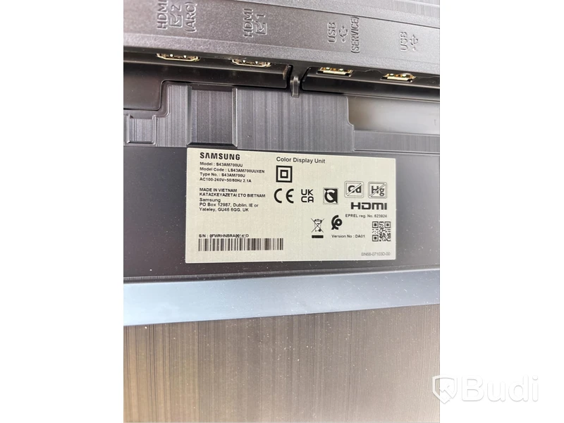 Tv-skärm Samsung, 43 tum