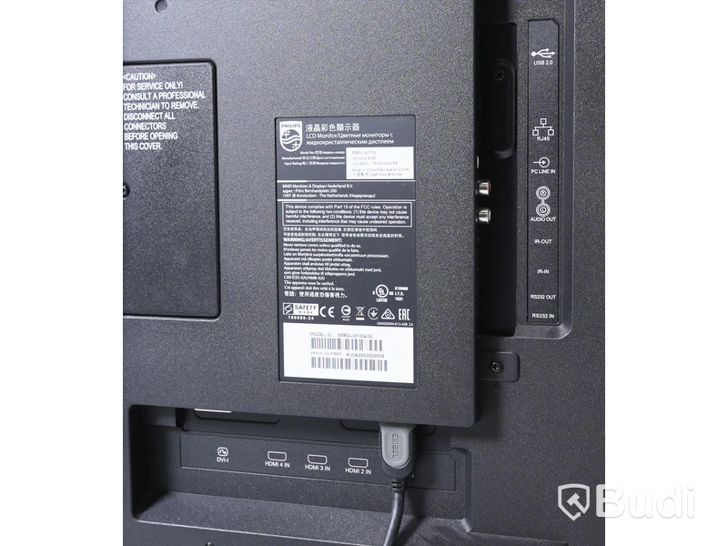 Bildskärm, LED-skärm - Phillips 55" 55BDL3010Q. OBS! fjärrkontroll saknas