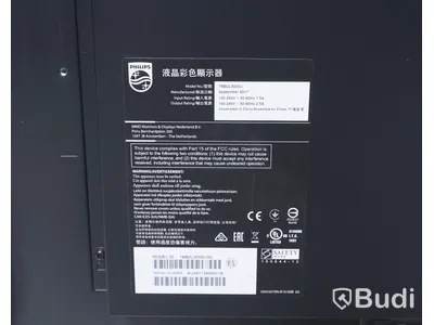 Bildskärm, LED-skärm - Phillips 75" 75BDL3000U, fjärrkontroll medföljer. OBS! strömkabel saknas
