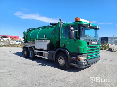 Minikombi Scania P114 6X2-4NA -2004, Slamsug - EXPORT