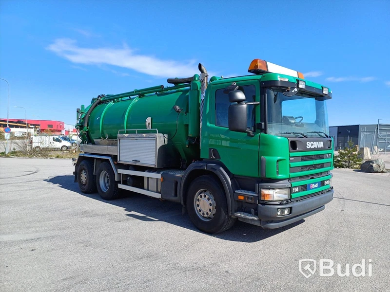 Minikombi Scania P114 6X2-4NA -2004, Slamsug - EXPORT