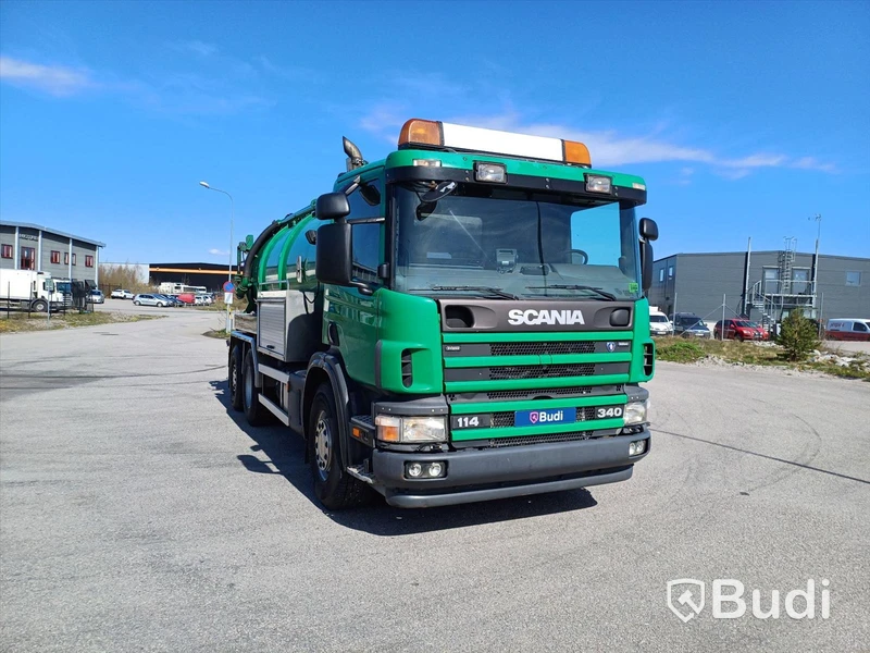 Minikombi Scania P114 6X2-4NA -2004, Slamsug - EXPORT
