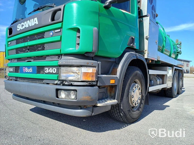 Minikombi Scania P114 6X2-4NA -2004, Slamsug - EXPORT