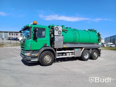 Minikombi Scania P114 6X2-4NA -2004, Slamsug - EXPORT