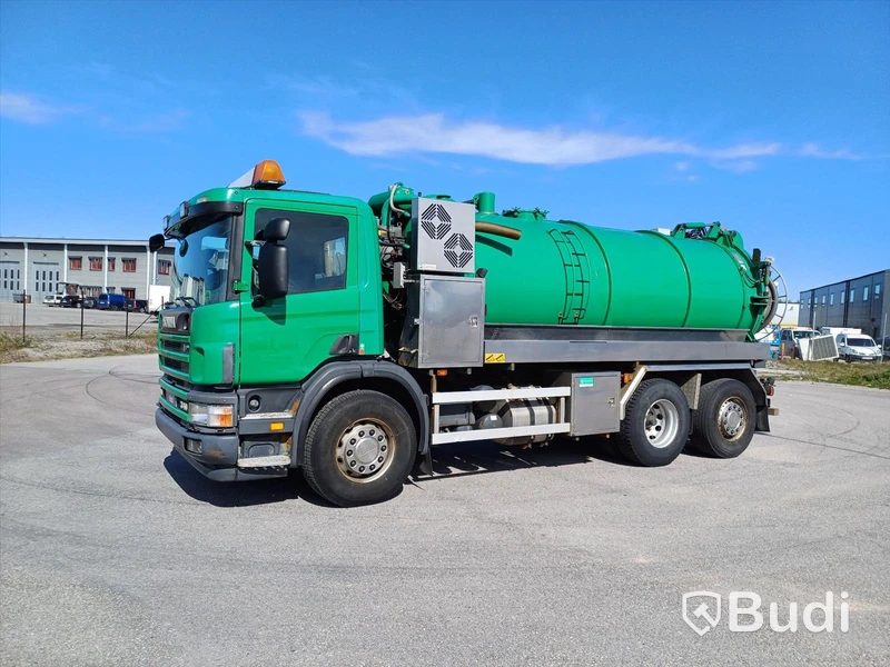 Minikombi Scania P114 6X2-4NA -2004, Slamsug - EXPORT
