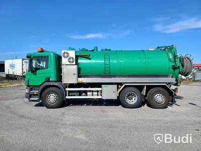 Minikombi Scania P114 6X2-4NA -2004, Slamsug - EXPORT