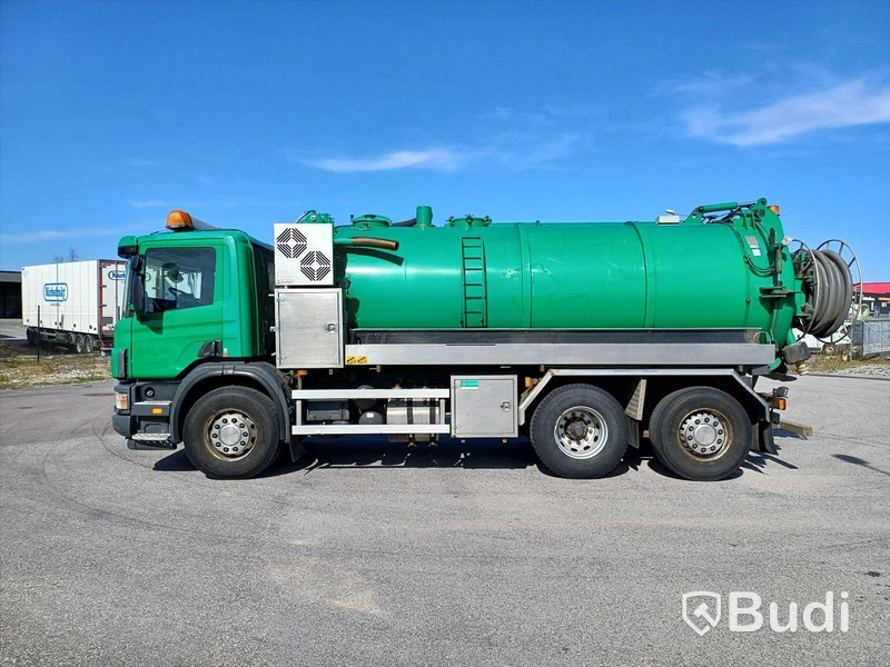 Minikombi Scania P114 6X2-4NA -2004, Slamsug - EXPORT