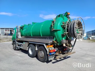 Minikombi Scania P114 6X2-4NA -2004, Slamsug - EXPORT