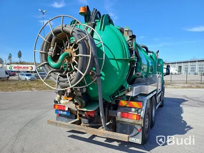 Minikombi Scania P114 6X2-4NA -2004, Slamsug - EXPORT
