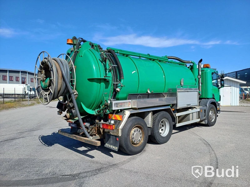 Minikombi Scania P114 6X2-4NA -2004, Slamsug - EXPORT