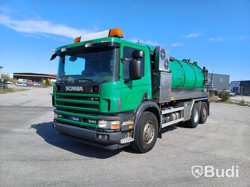Minikombi Scania P114 6X2-4NA -2004, Slamsug - EXPORT