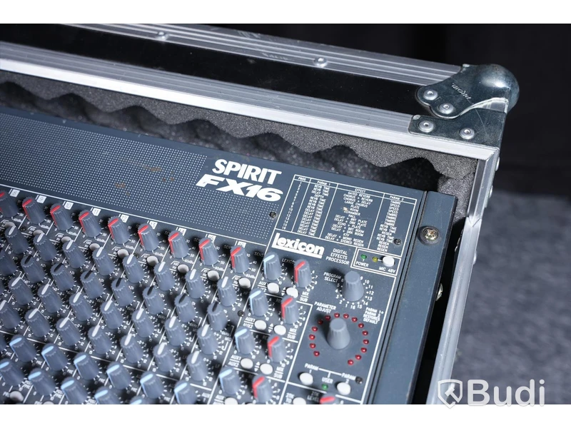 Mixerbord - Soundcraft Spirit FX16 inkl. rack case