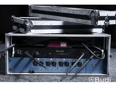 Rackcase med Nowsonic stage router