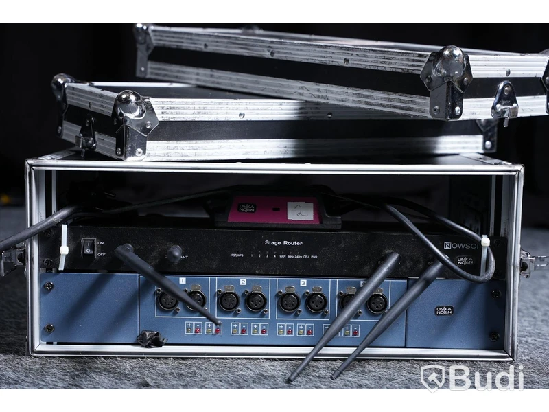 Rackcase med Nowsonic stage router
