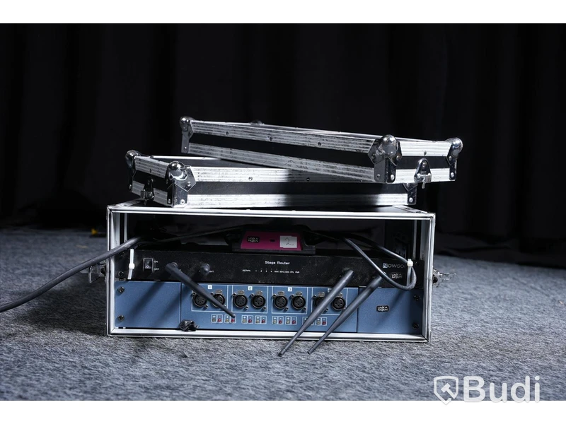 Rackcase med Nowsonic stage router
