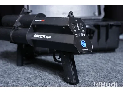 Konfettikanon - Magic FX Confetti Gun, MX0370. Inkl. hardcase.