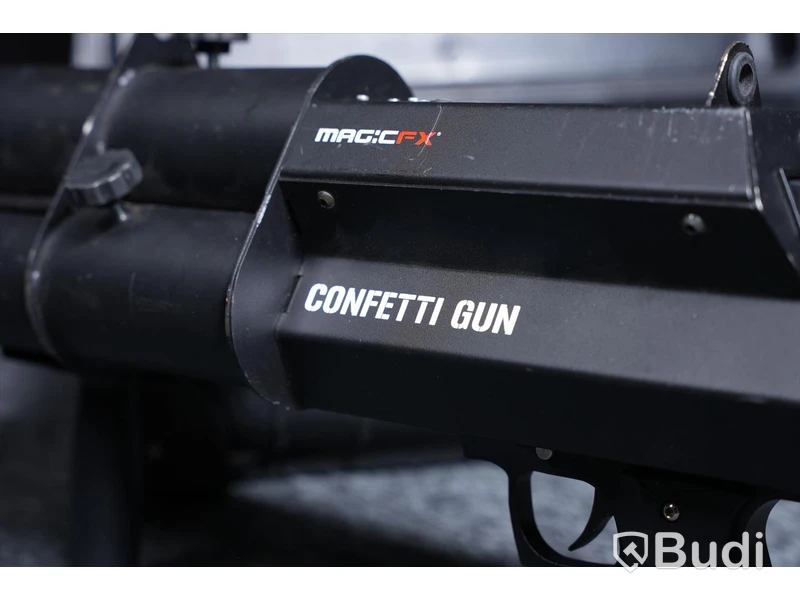 Konfettikanon - Magic FX Confetti Gun, MX0370. Inkl. hardcase.