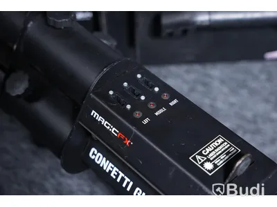 Konfettikanon - Magic FX Confetti Gun, MX0370. Inkl. hardcase.