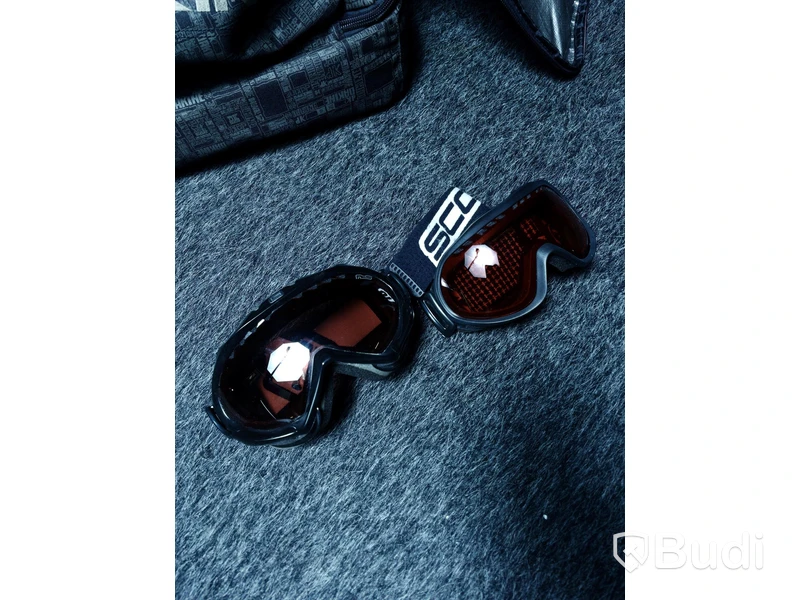 Skidhjälm VS inkl. Goggles 2st, cykelhjälm och väska