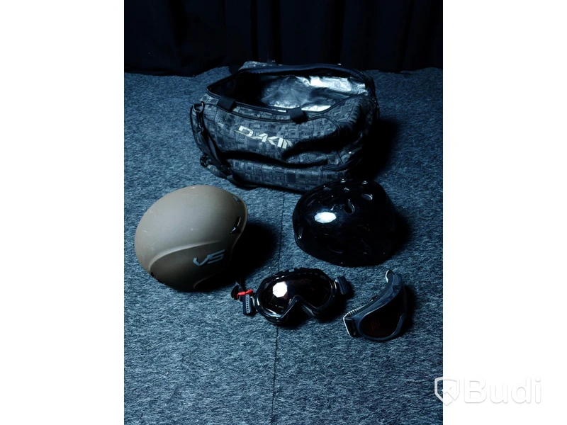 Skidhjälm VS inkl. Goggles 2st, cykelhjälm och väska