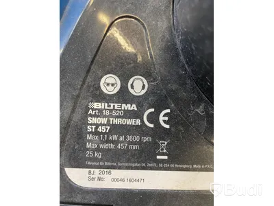 Snöslunga Biltema, ST6502