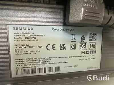 Skärm, Samsung C34H890WGR, 34 tum