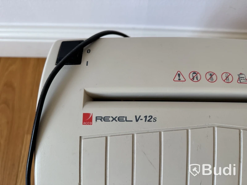 Dokumentförstörare, Rexel V-12s