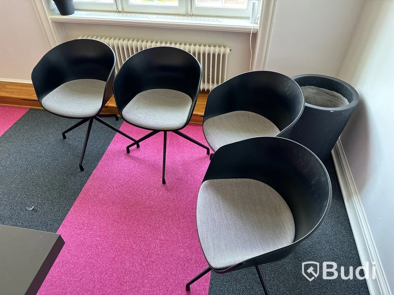 4 st. Konferensstolar, Hay