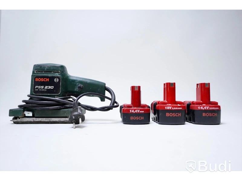 Bosch kit 1st Planslip 3st batterier