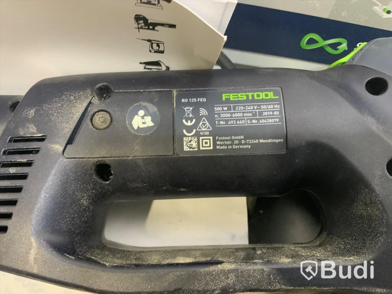 FESTOOL Slipmaskin ROTEX RO 125 FEQ-Plus inkl diverse slippapper